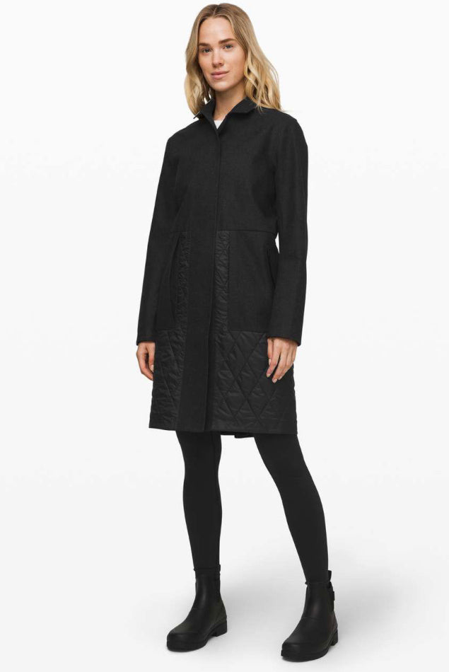 Lululemon wool coat hotsell