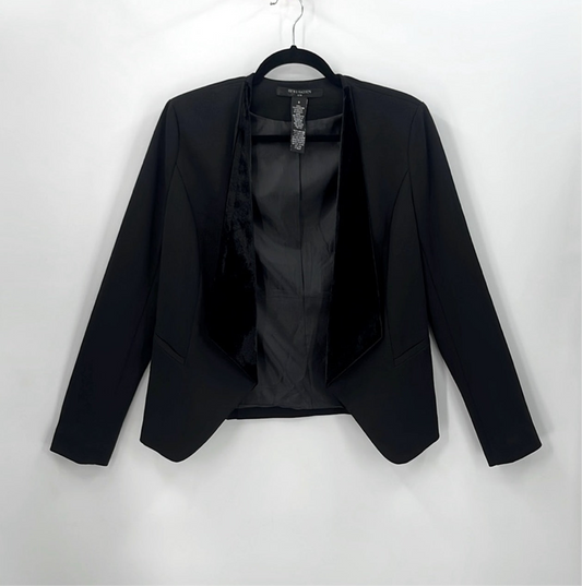 89th & Madison Velvet Trim Blazer