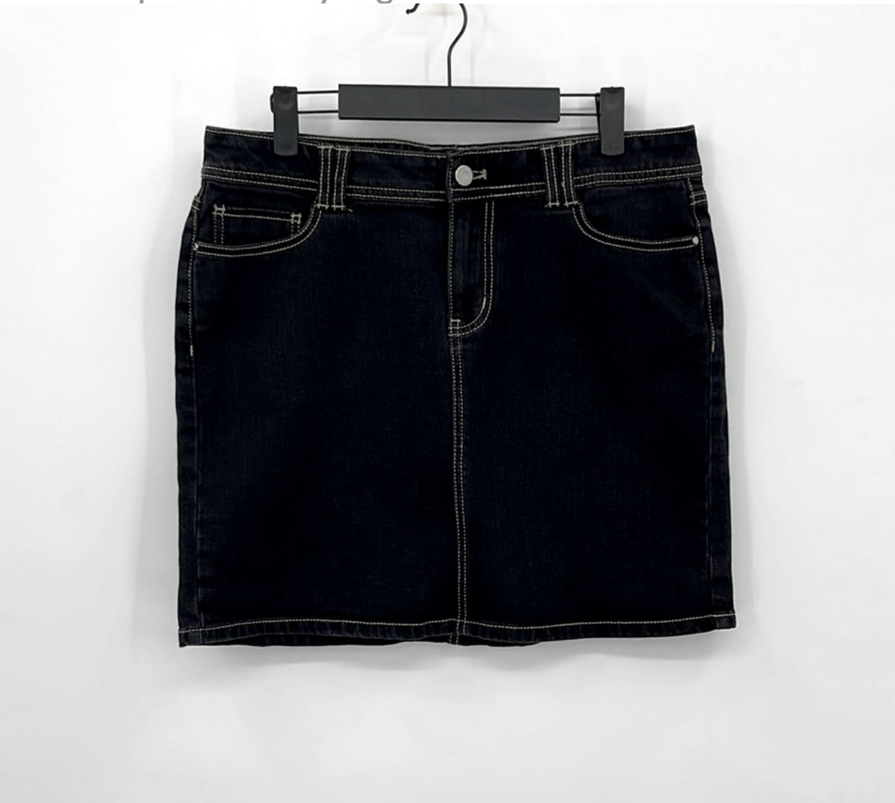 White House Black Market Jean Skirt