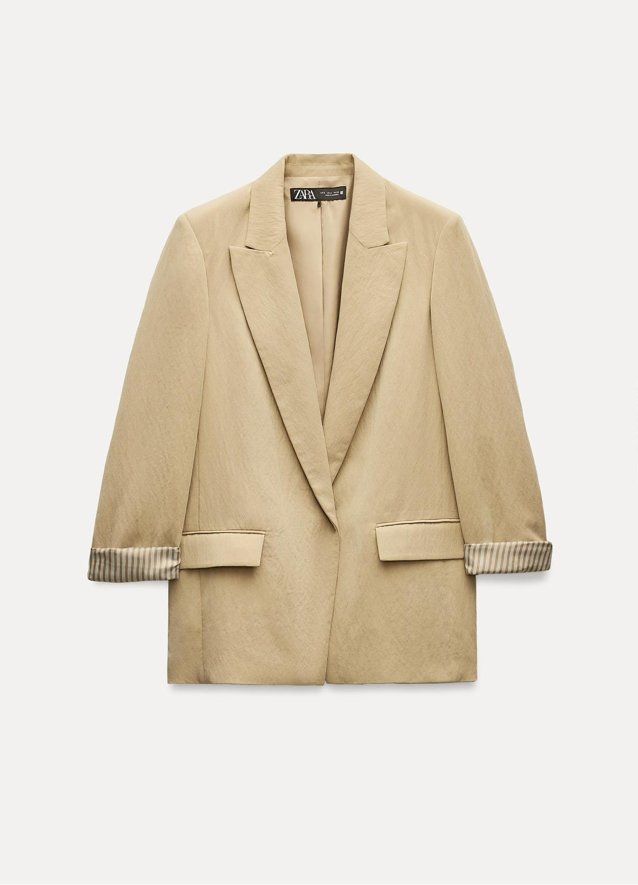 ZARA Blazer with Rolled-Up Sleeves