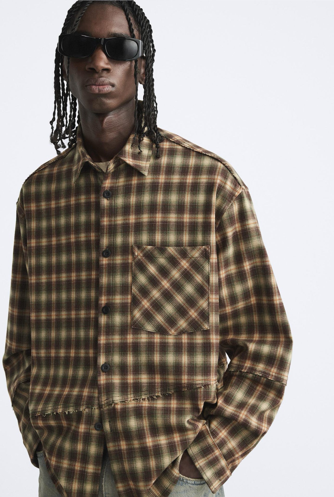 ZARA Plaid Overshirt