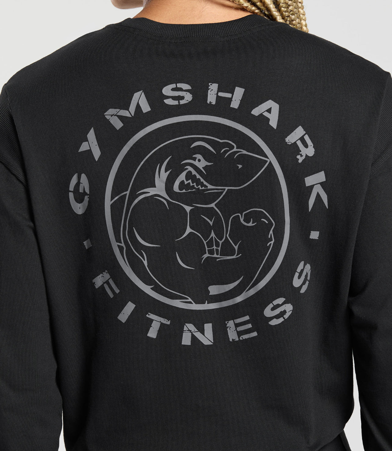 GYMSHARK Legacy Oversized Long Sleeve Top