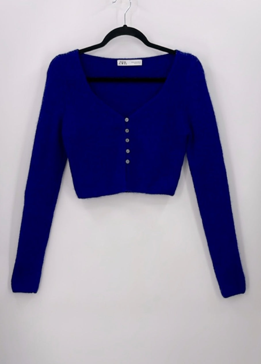 ZARA Cropped Cardigan