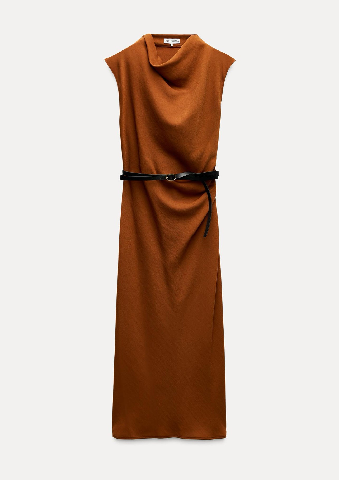 ZARA Women Collection Belted Dress