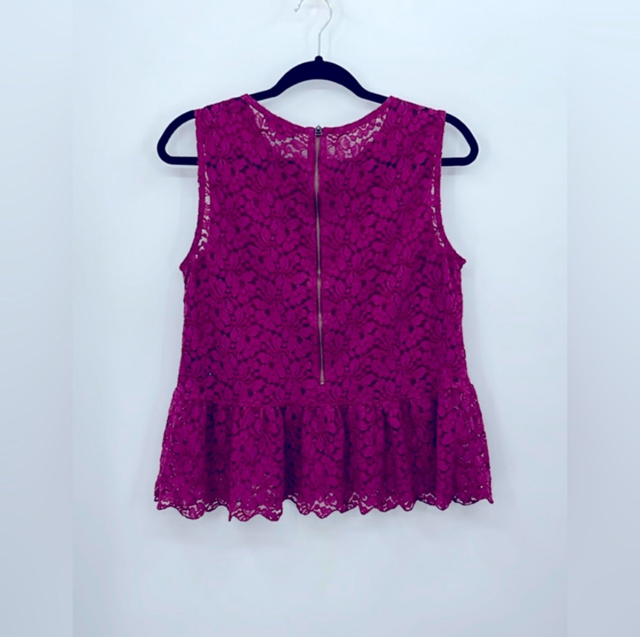 Aritzia Talula Lace Sleeveless Peplum Top