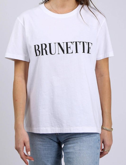 Brunette The Label “Brunette” Serif Core Tee