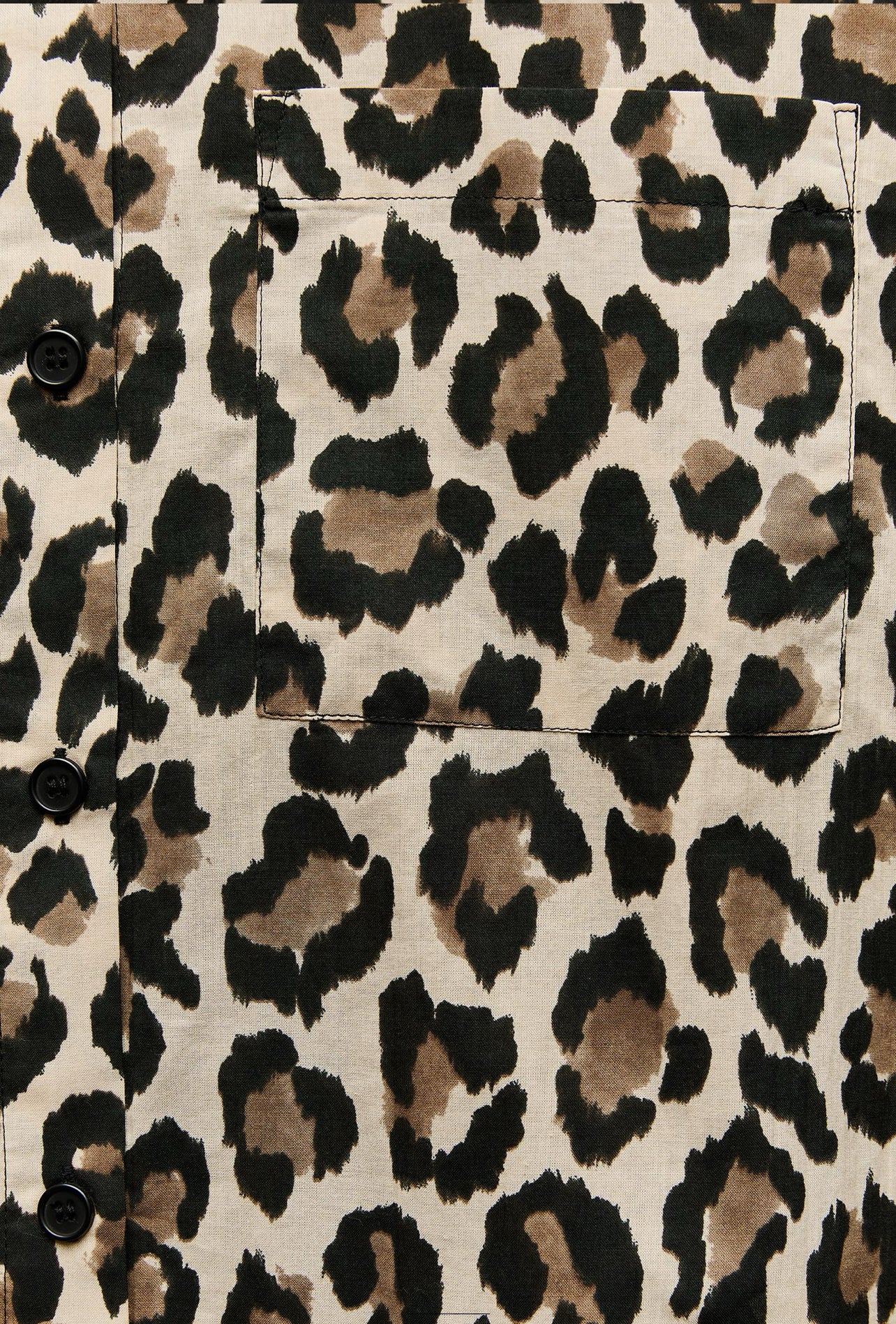 ZARA ZW Collection Animal Print Shirt