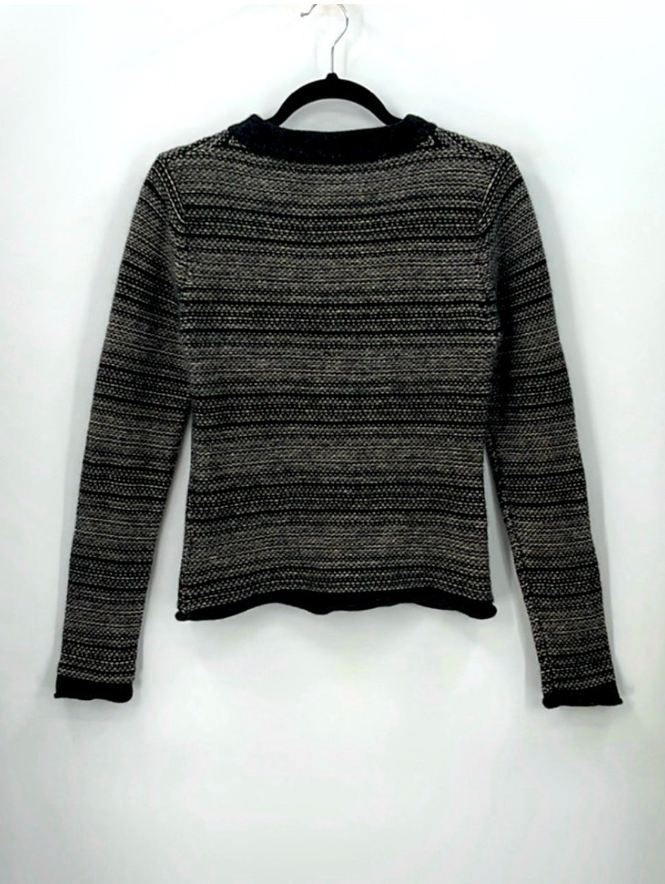 Sandwich Wool/Angora Sweater Cardigan