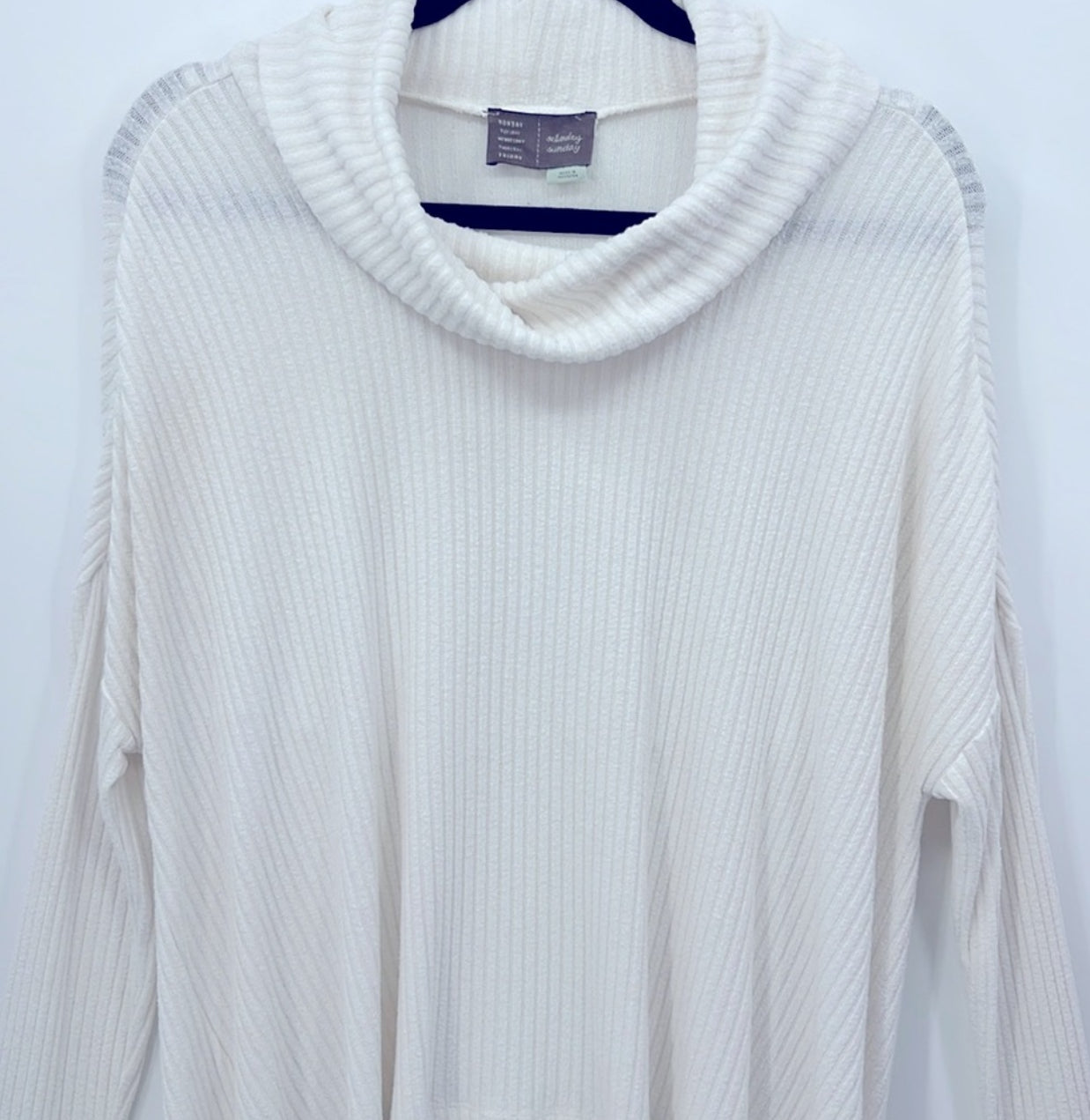 ANTHROPOLOGIE Saturday Sunday Oversized Cowl Neck Top