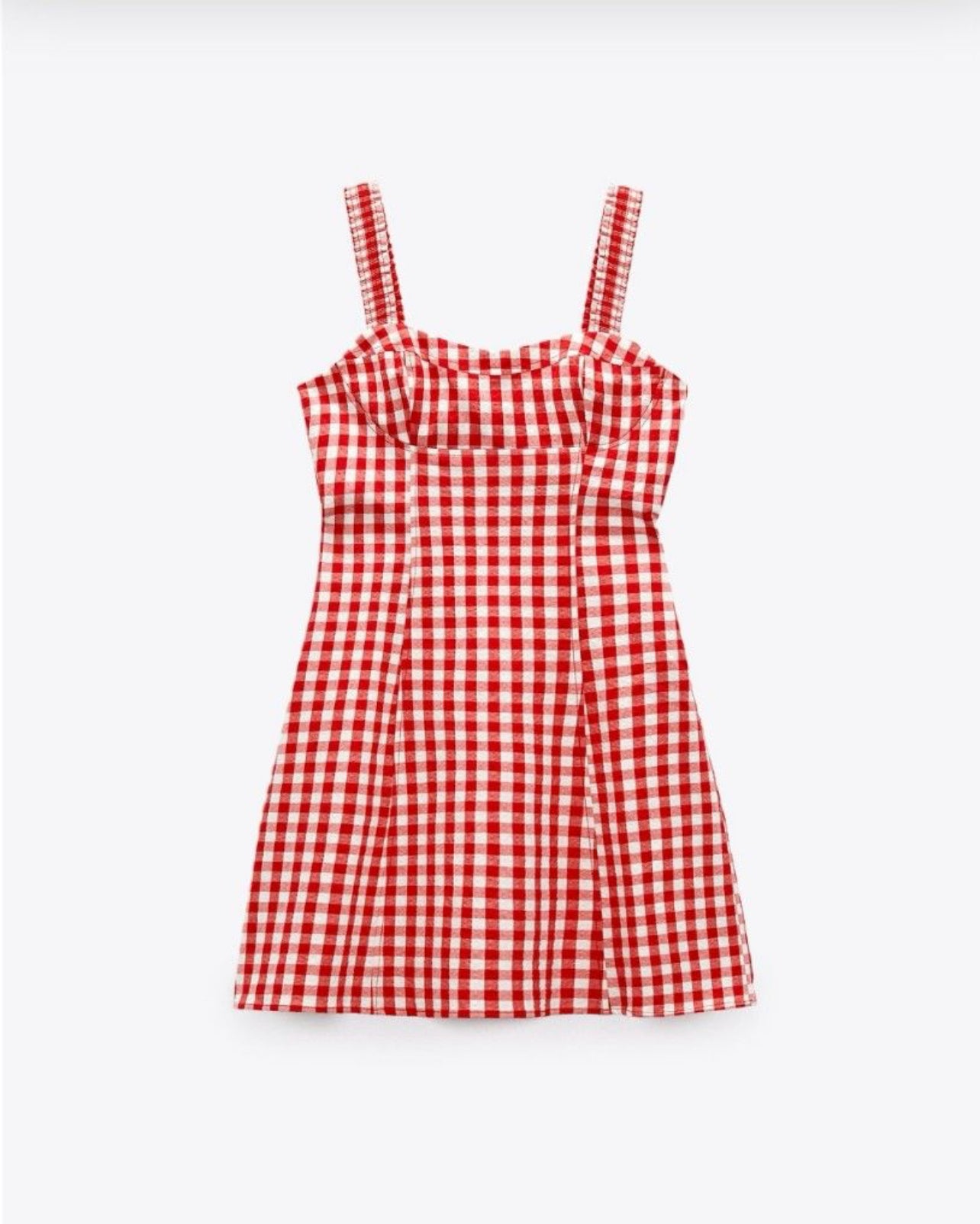 Zara Gingham Mini Dress