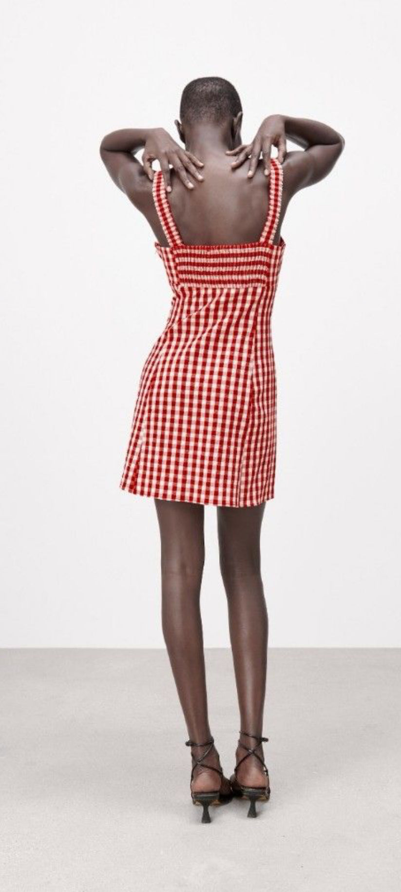 Zara Gingham Mini Dress