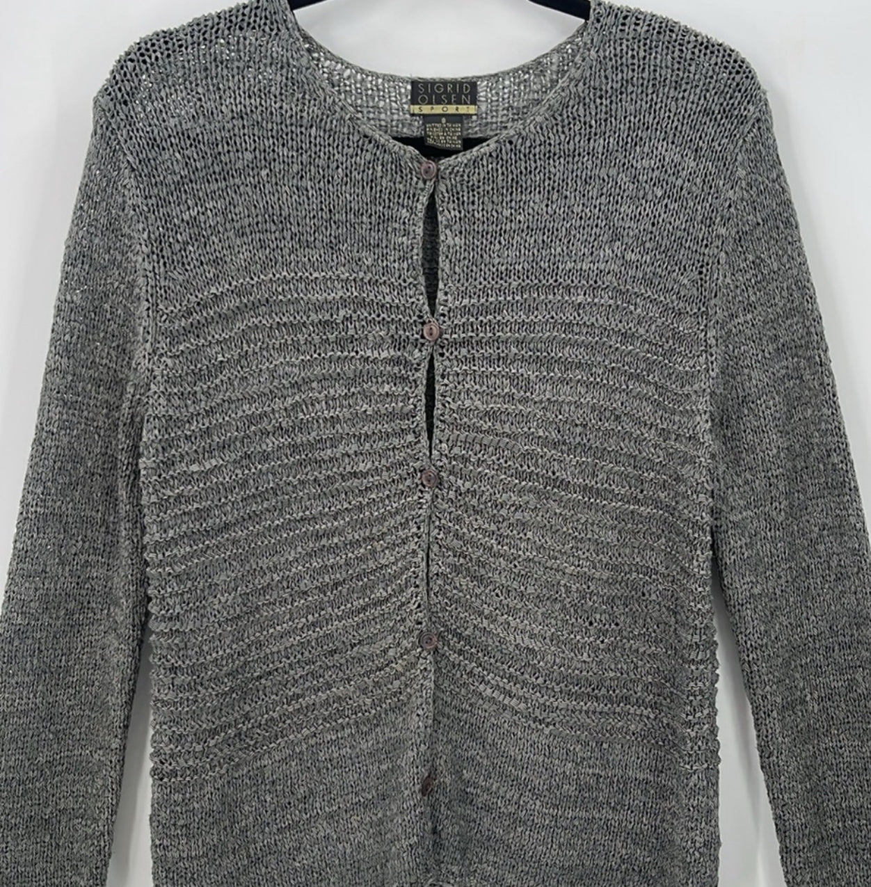 Sigrid Olsen Wool Blend Cardigan