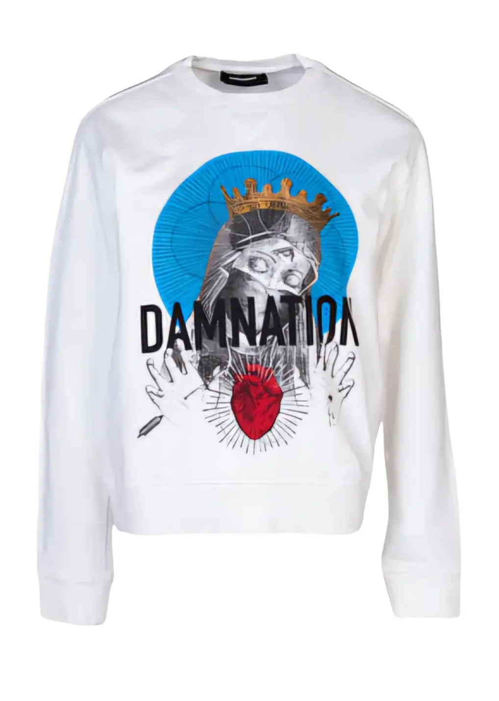 DSQUARED2 Pullover Sweatshirt DAMNATION Print