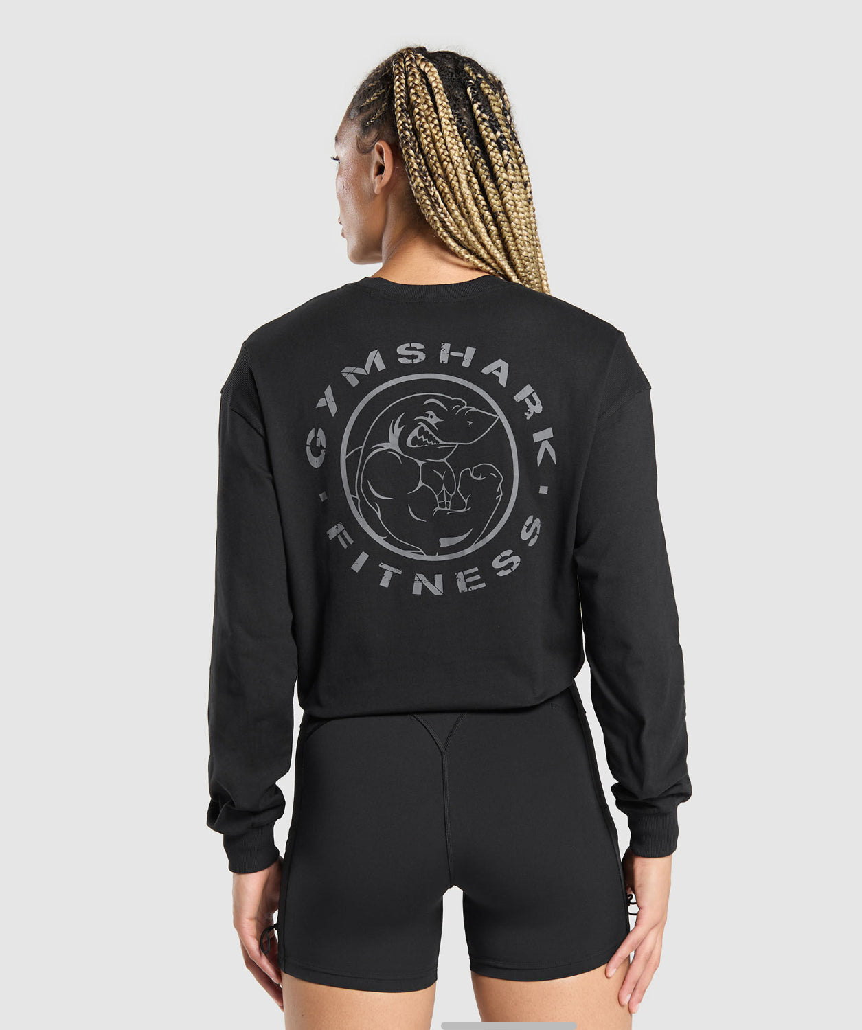 GYMSHARK Legacy Oversized Long Sleeve Top