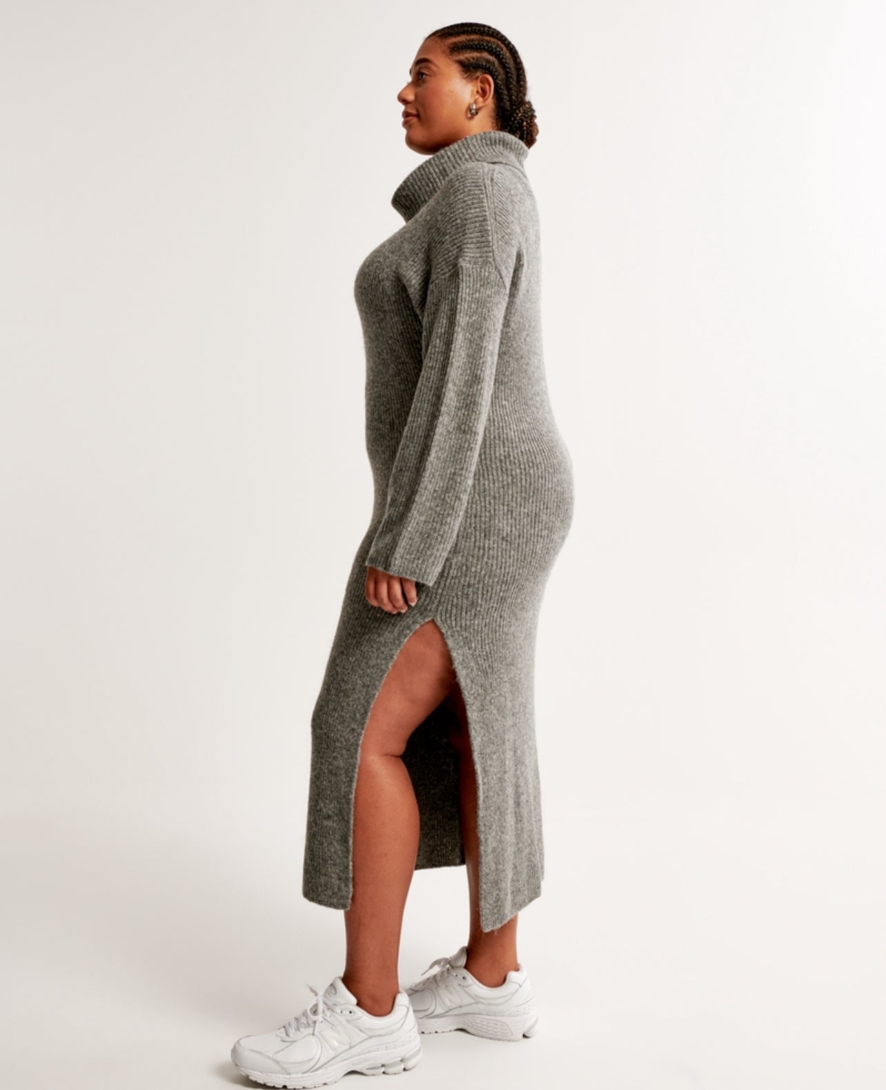 Abercrombie & Fitch Turtleneck Sweater Dress Regular