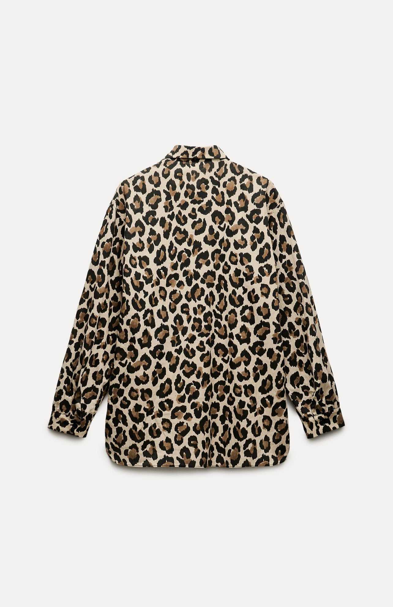 ZARA ZW Collection Animal Print Shirt