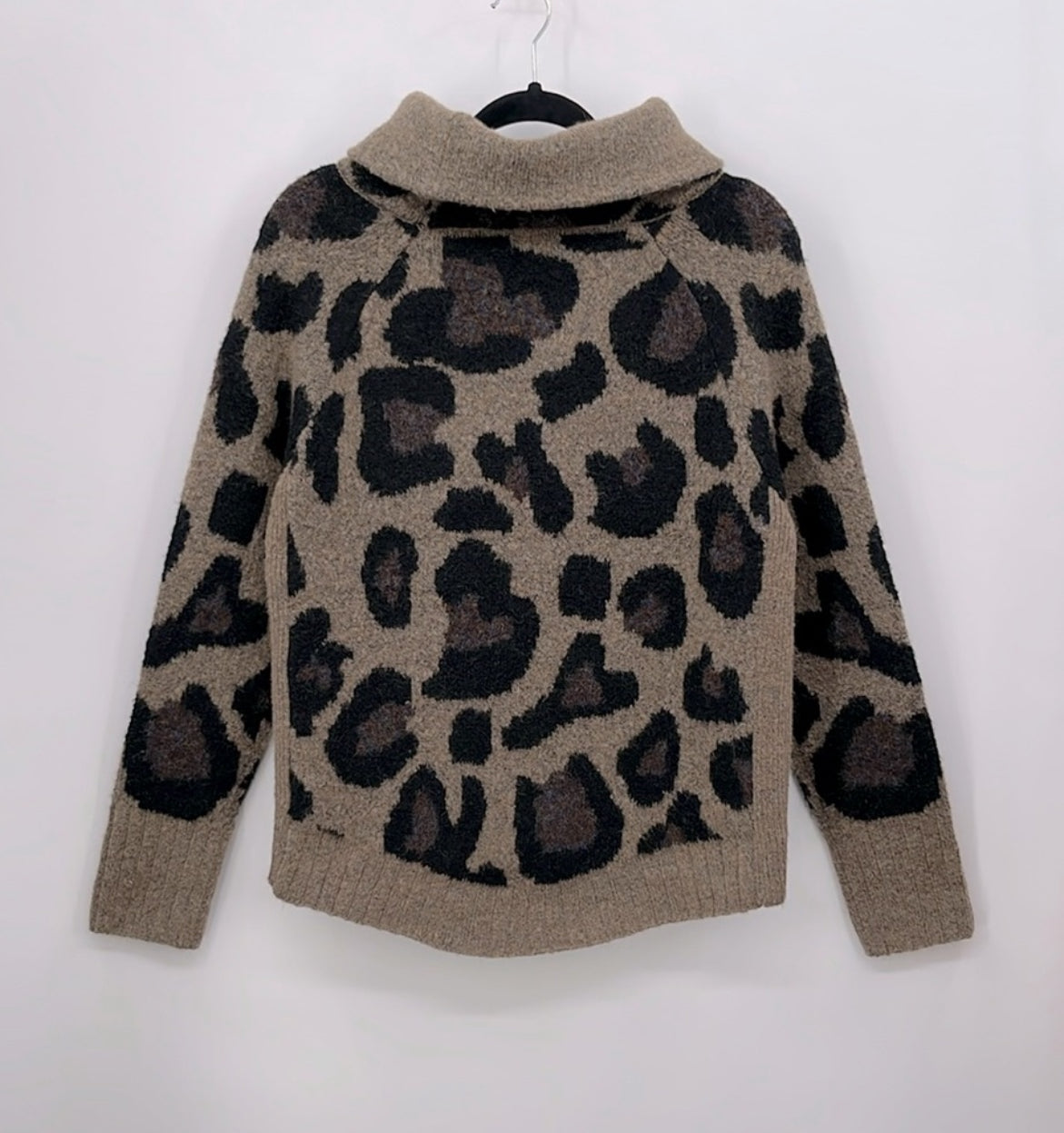 RD Style Leopard Knit Sweater