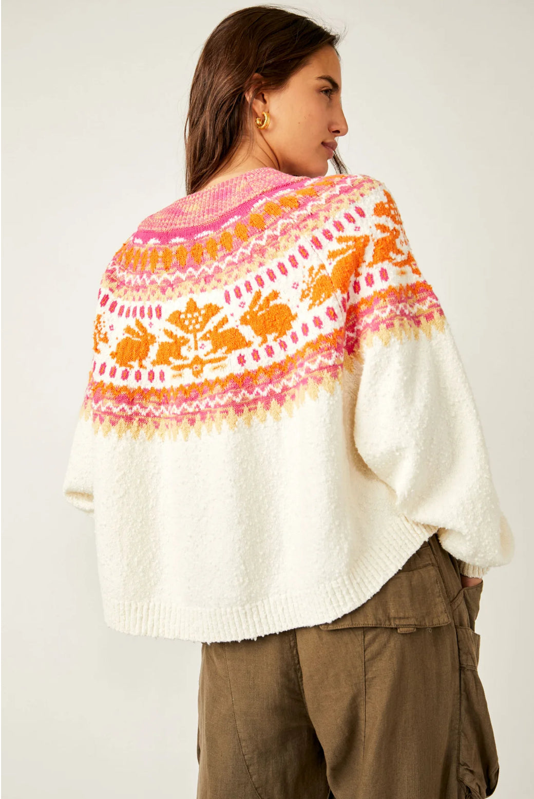 Free People Nellie Sweater/ Whisper
White