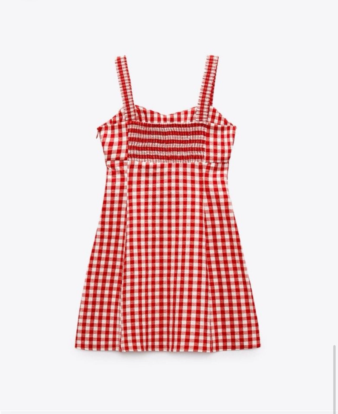 Zara Gingham Mini Dress