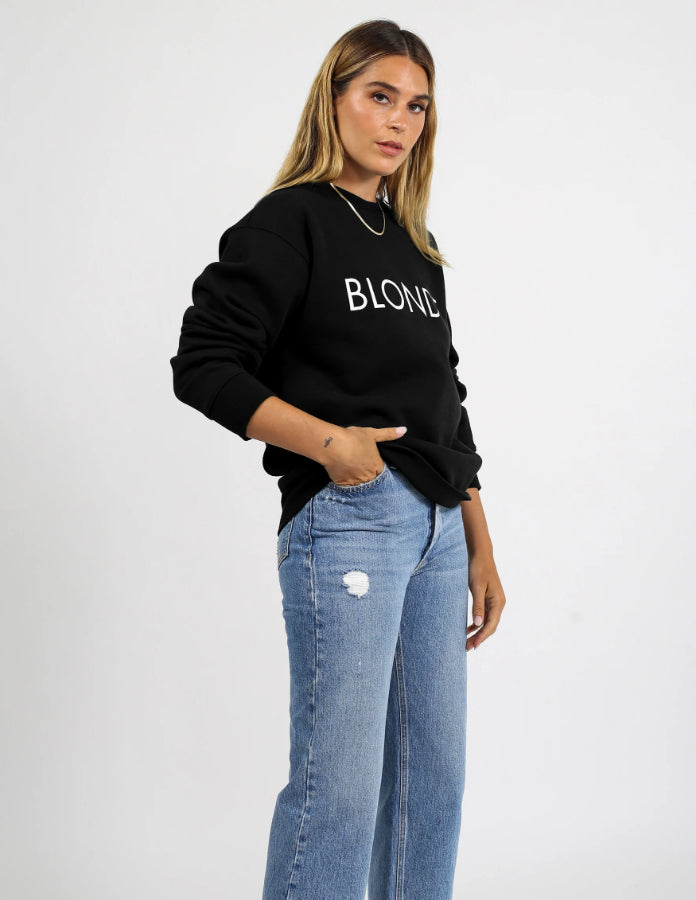 Brunette The Label Blonde Core Crew Sweatshirt