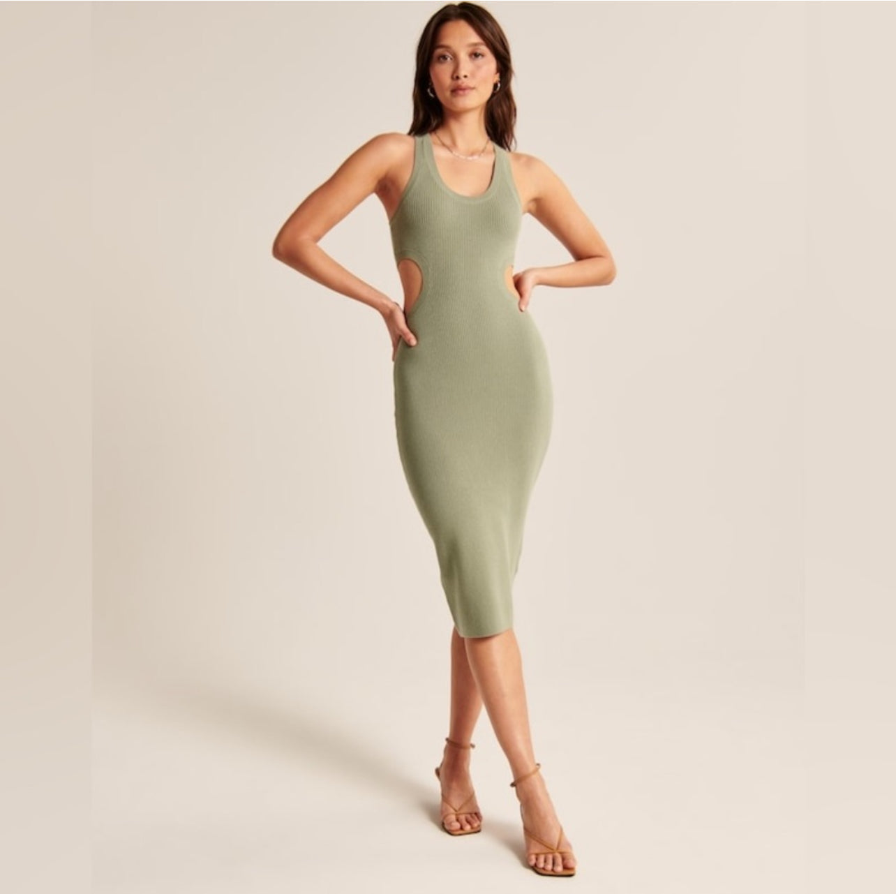 Abercrombie & Fitch Cut Out Bodycon
Midi Dress