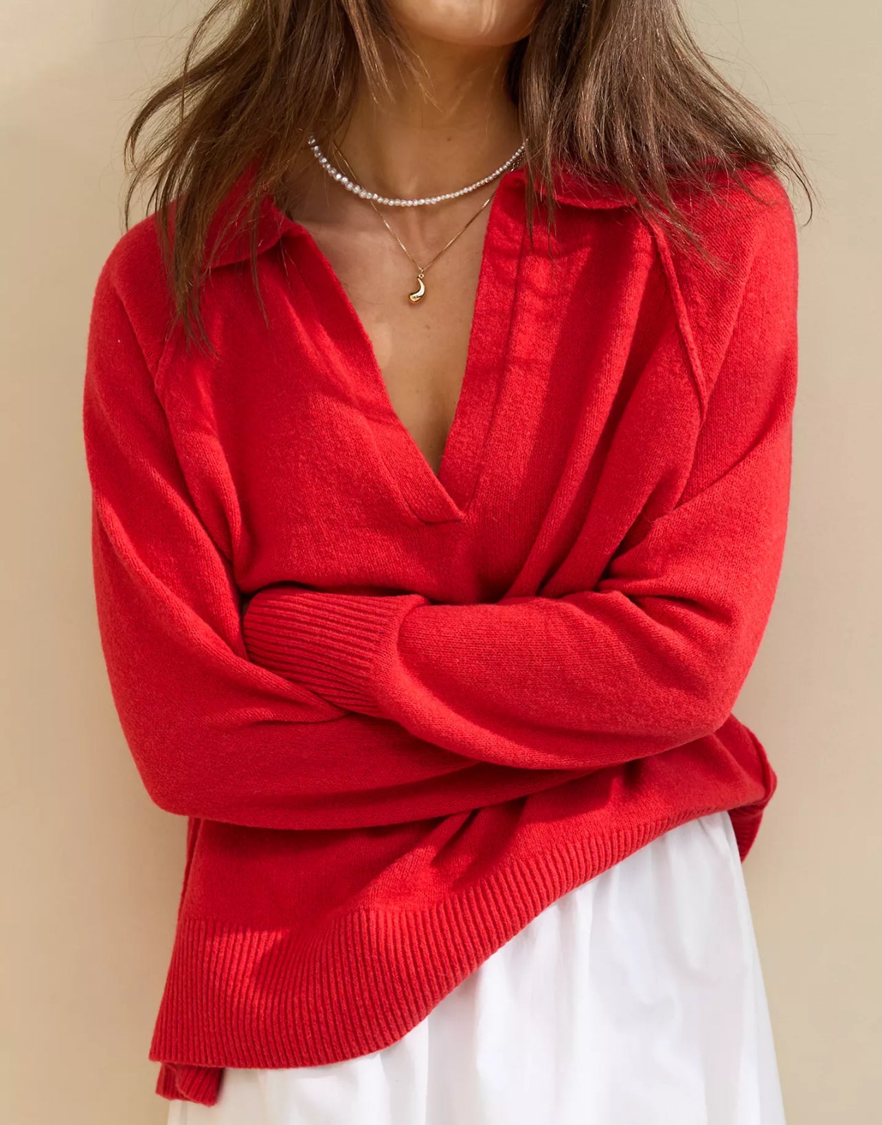 Aerie unREAL Oversized Polo Sweater