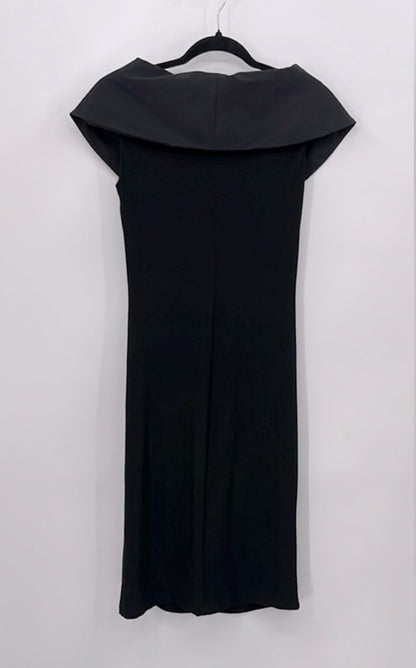 Joseph Ribkoff Draped Shawl Collar Dress