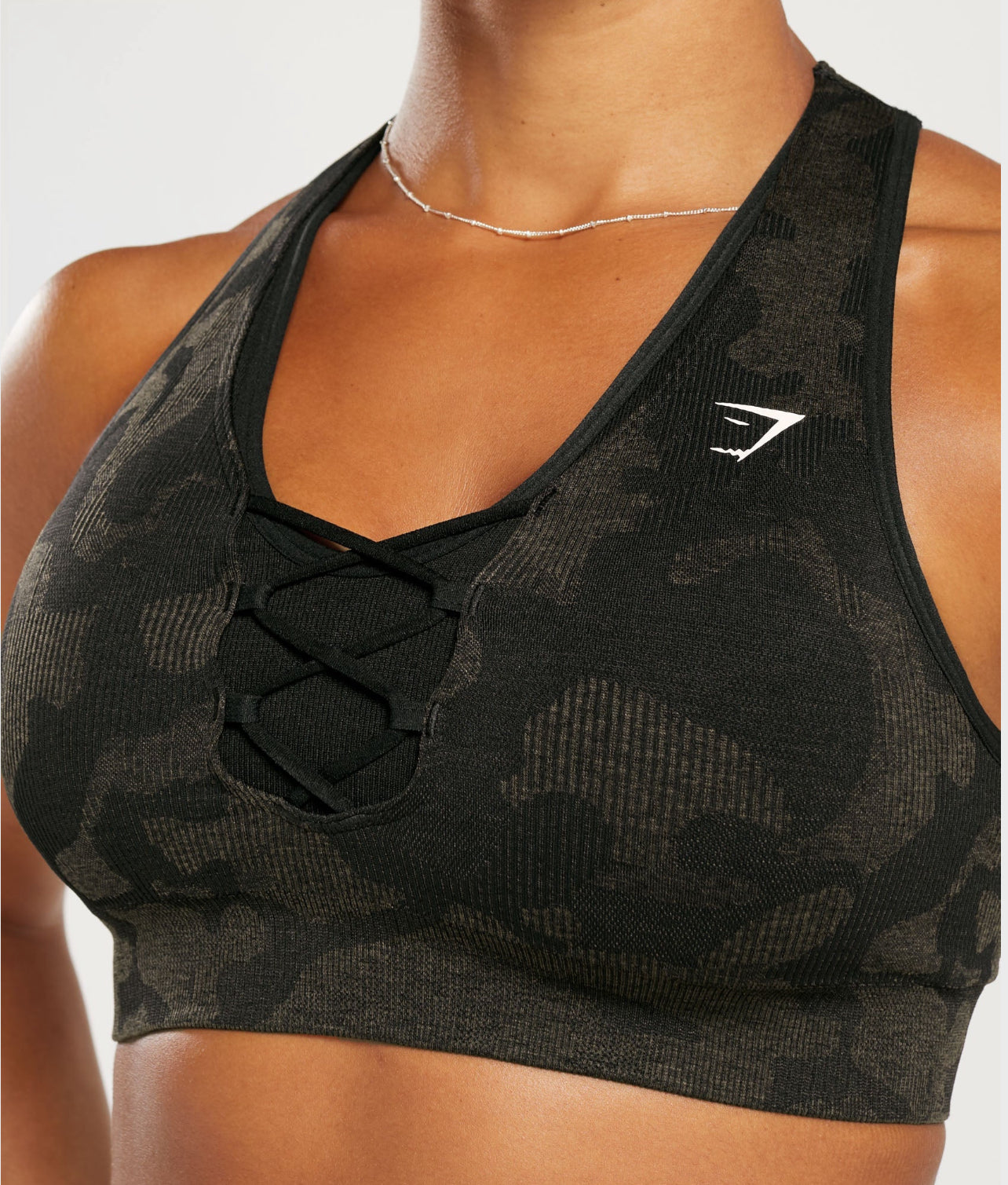 Gymshark Adapt Camo Seamless Ribbed Sports Bra