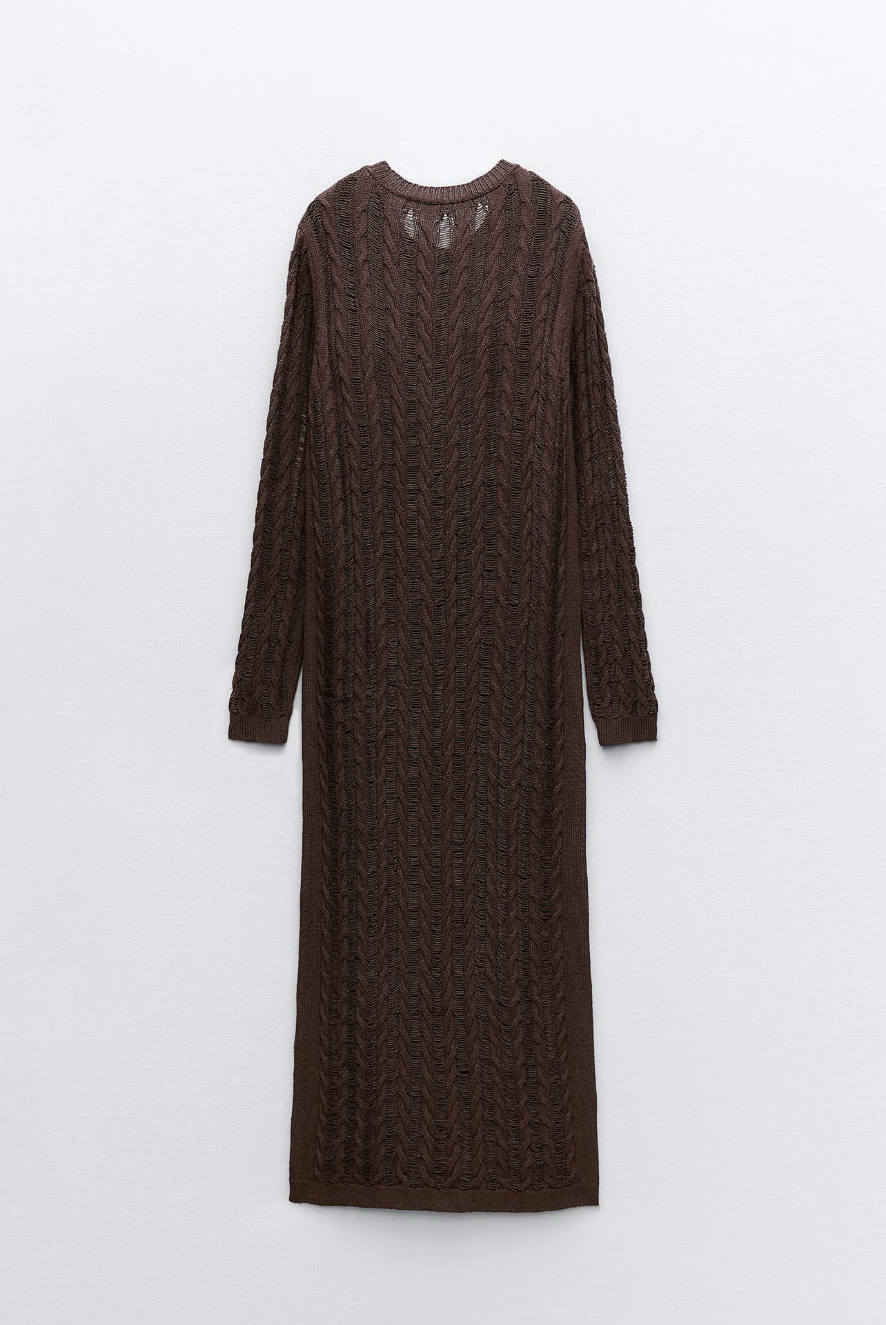 ZARA Cable-Knit Dress