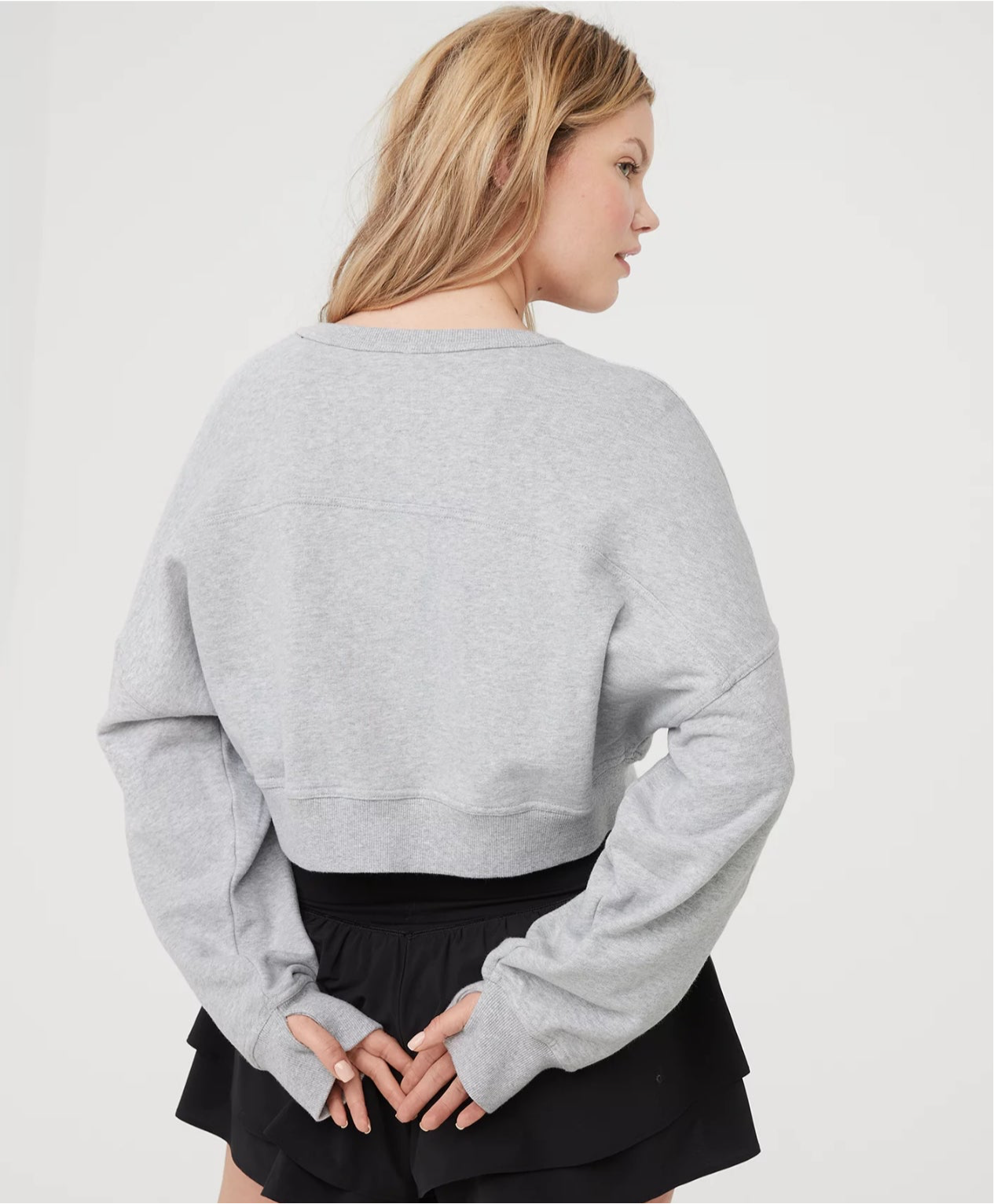 OFFLINE By Aerie Throwback
Snap Fleece Crewneck
Sweatshirt