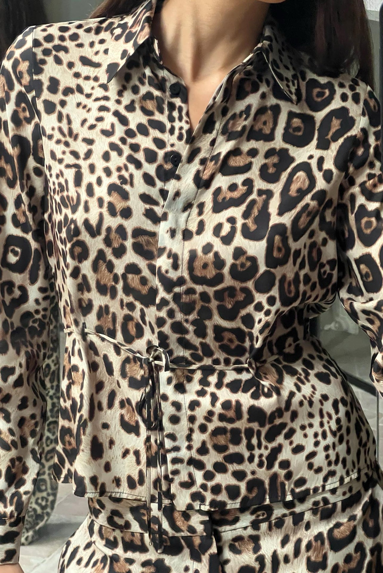 ZARA Animal Print Shirt