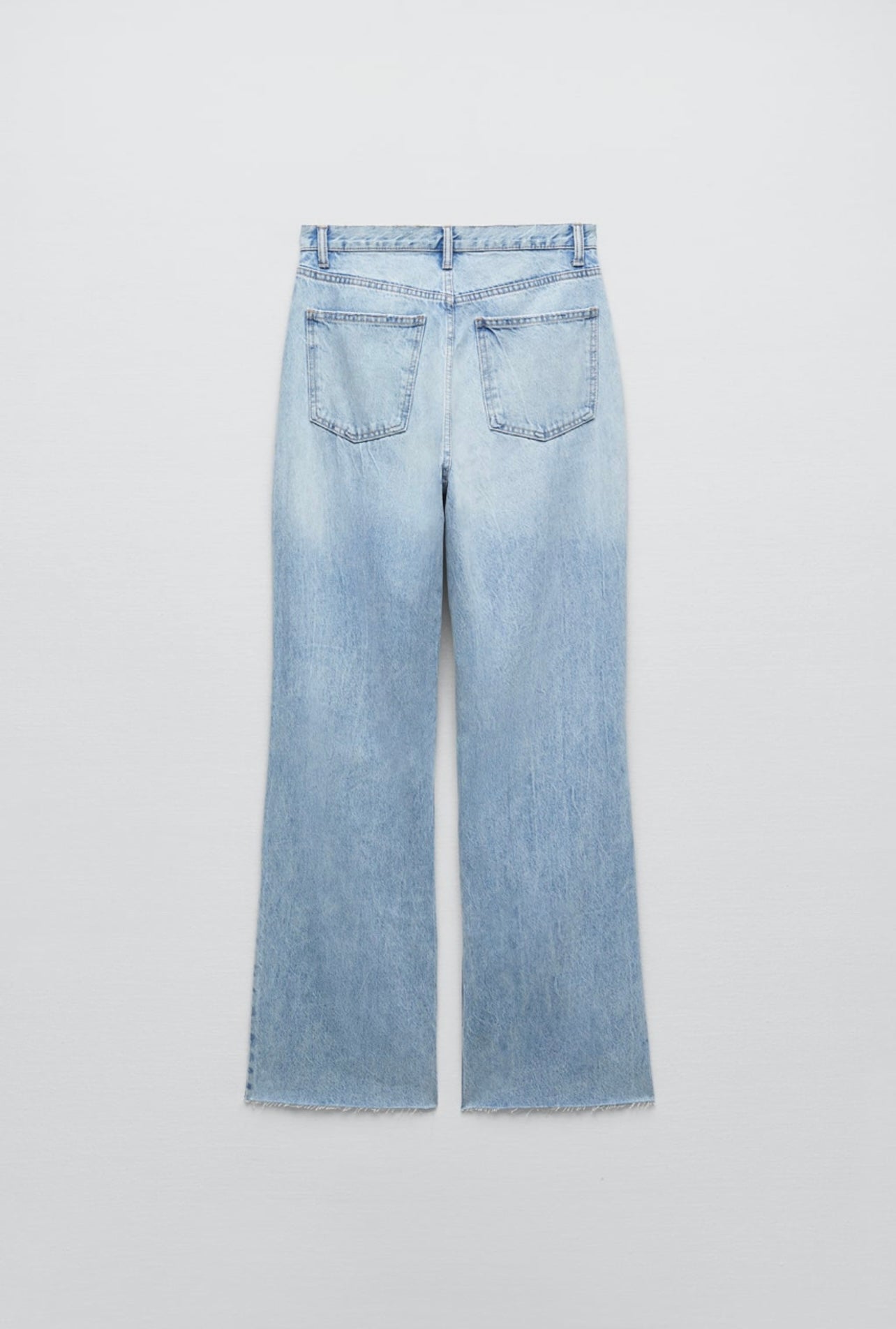 Zara TRF Wide Leg Jean Ripped