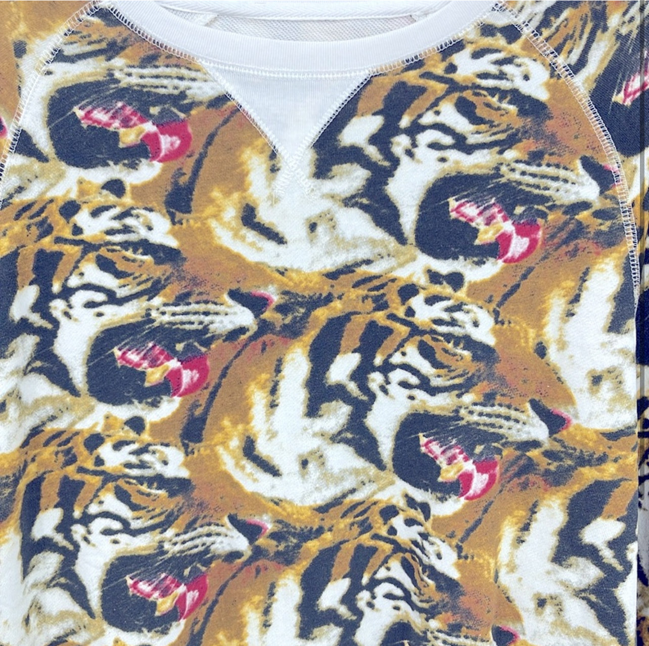 Island Joe Tiger Print Sweatshirt