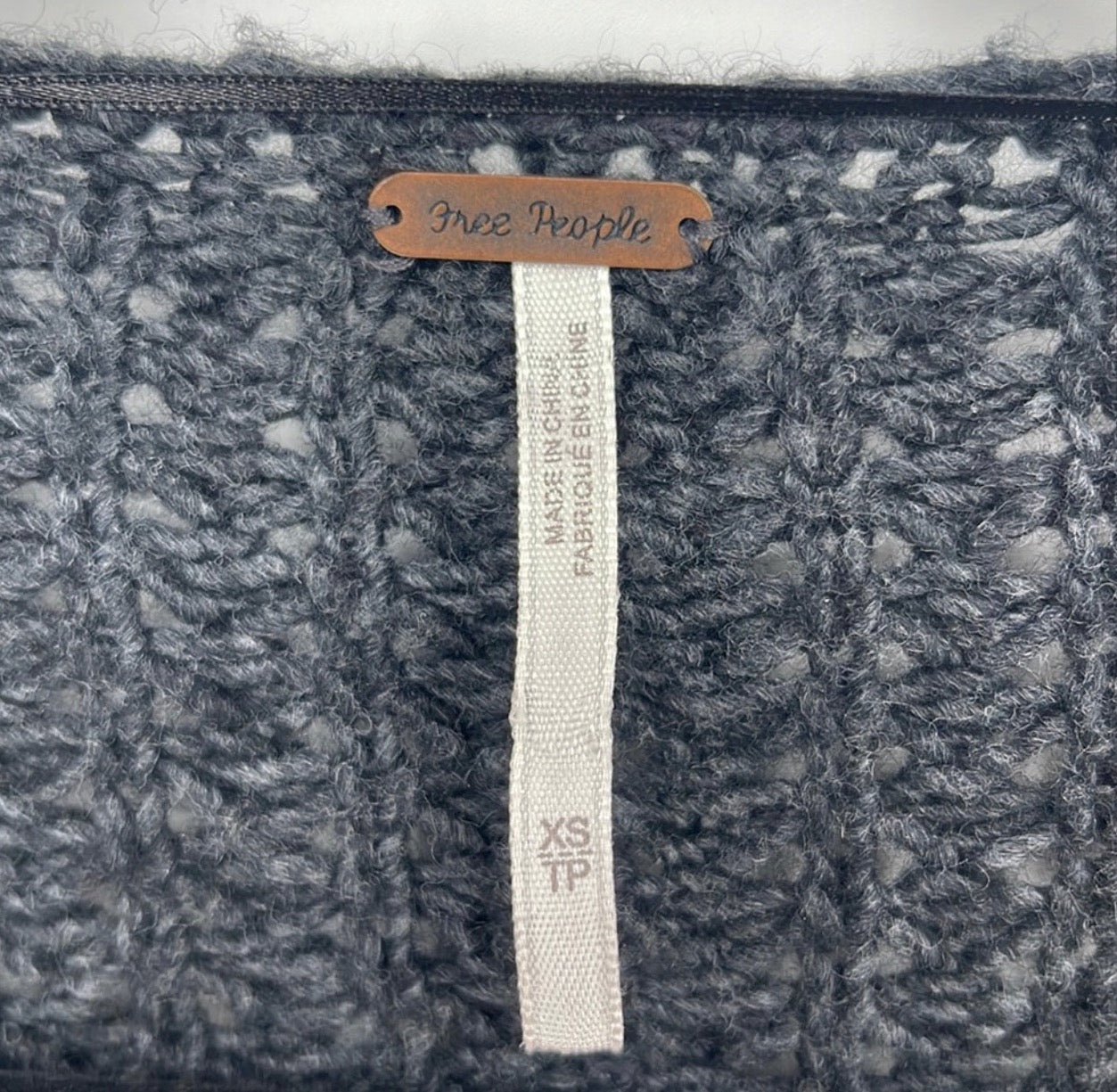 Free People - Cardigan épais surdimensionné en laine mélangée en tricot