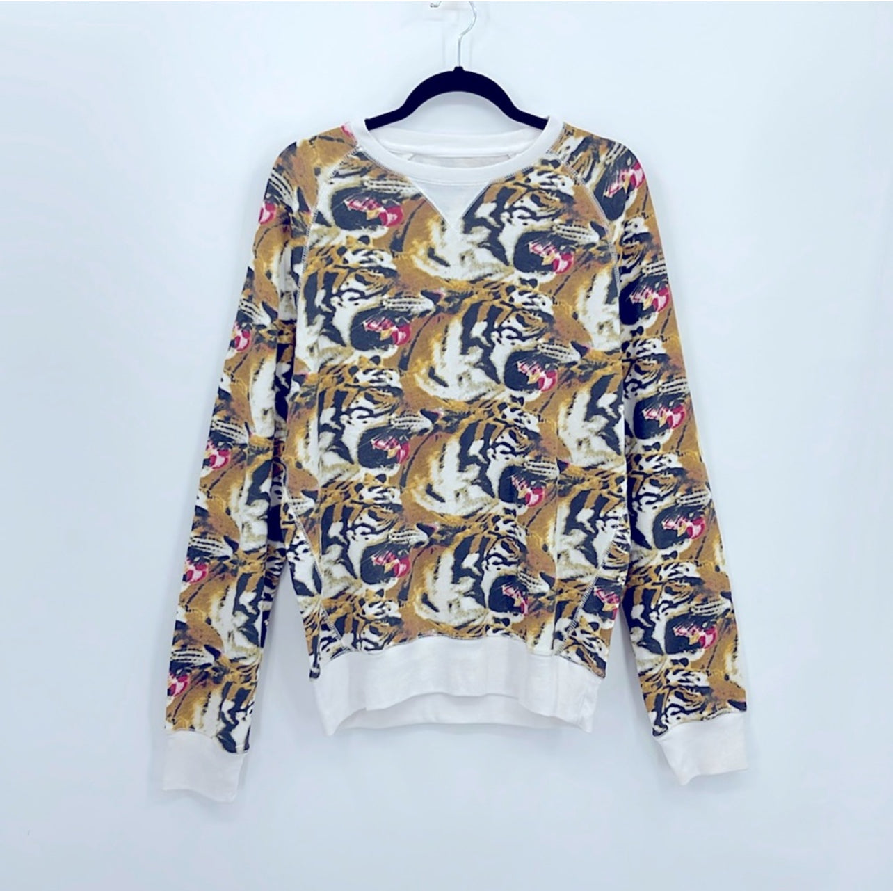 Island Joe Tiger Print Sweatshirt