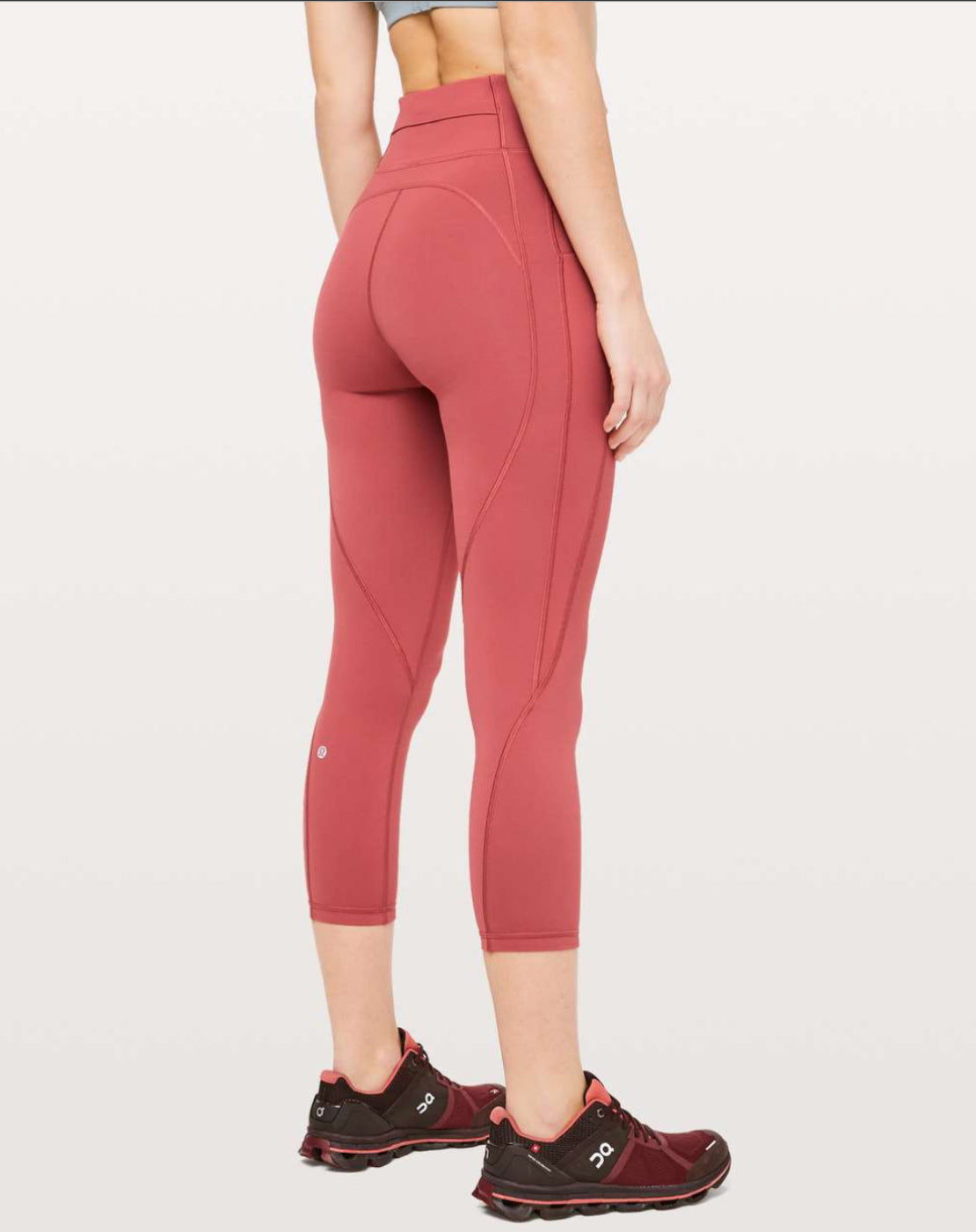 Lululemon time to sale sweat crop leggings