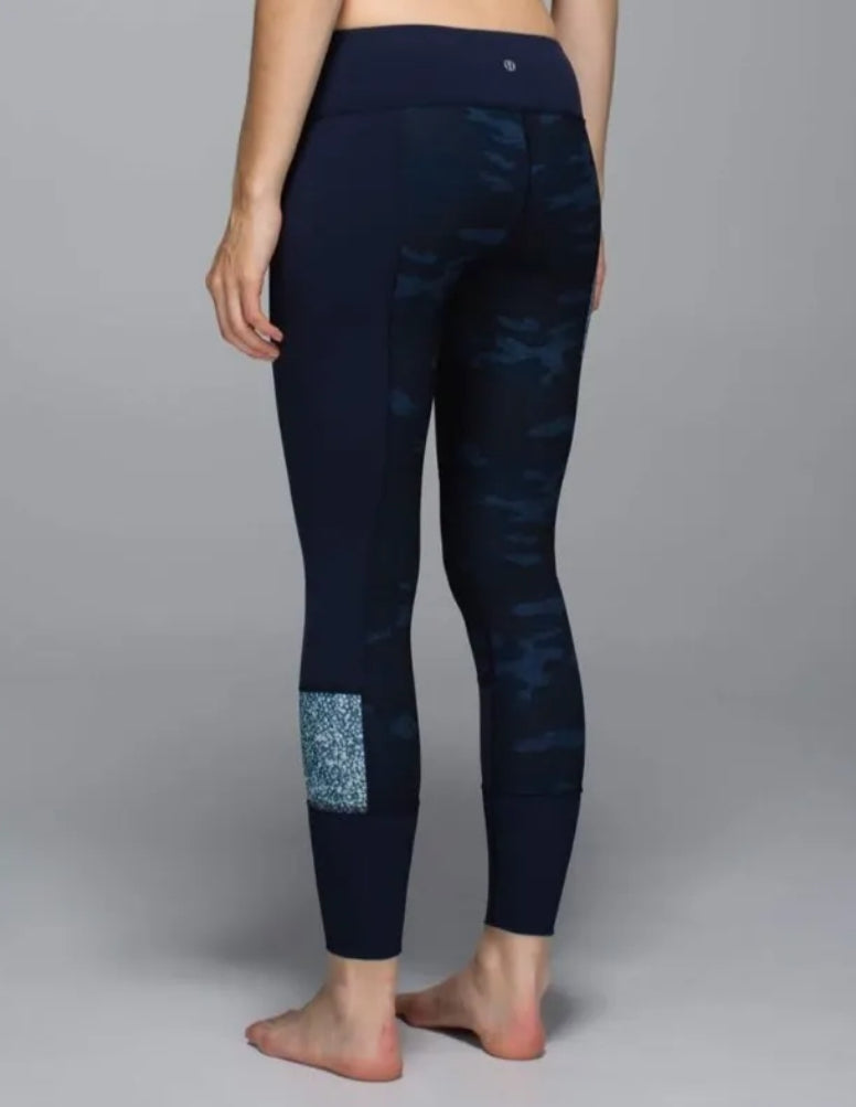 Lululemon Wunder Under Sashiko Patch Camo Leggings