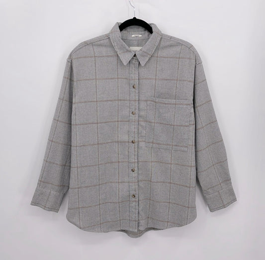 Abercrombie & Fitch Oversized Plaid
Flannel Shirt