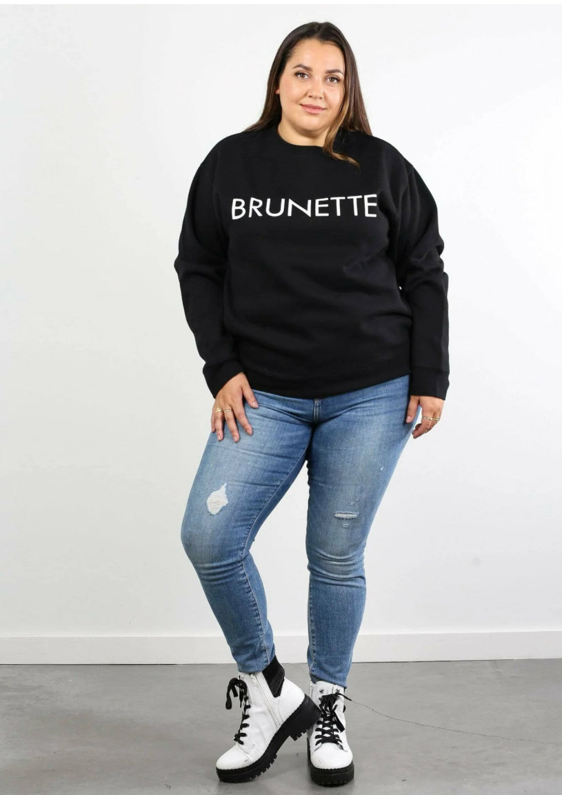 Brunette The Label Classic Crew Neck Sweatshirt