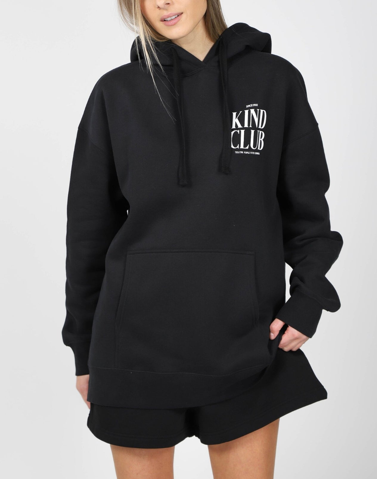 Brunette The Label The "KIND CLUB" Sweat à capuche grande sœur 