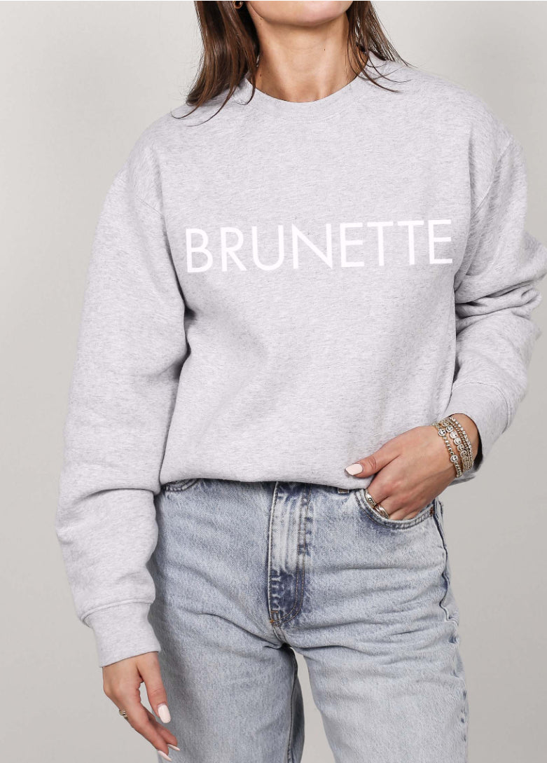 Brunette The Label Classic Crew Neck Sweatshirt