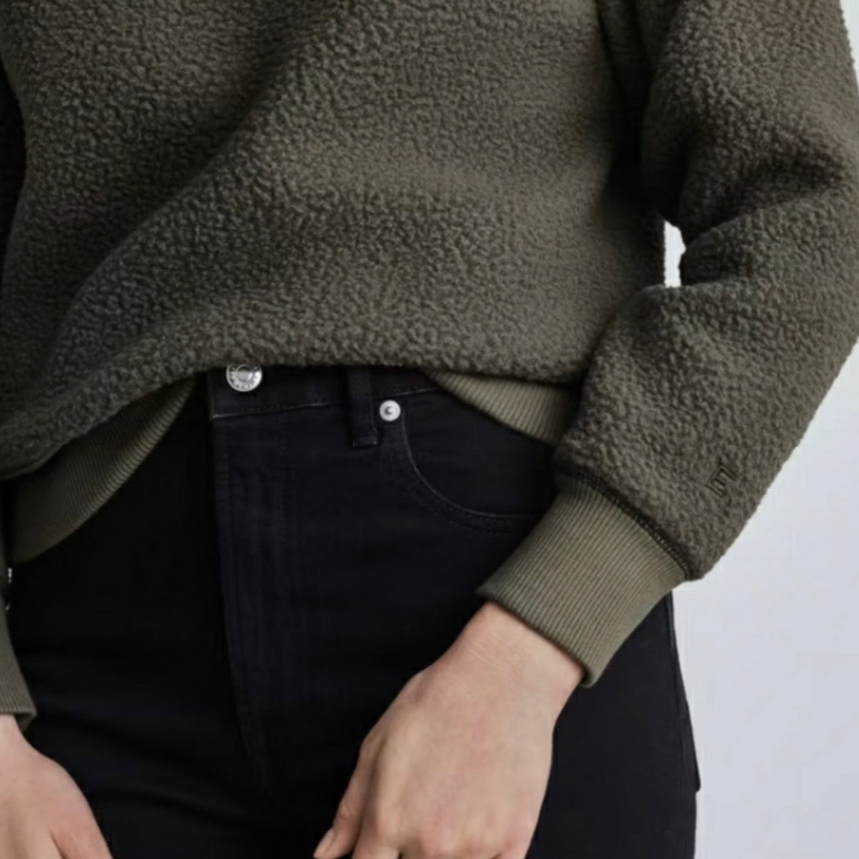 Everlane Renew Fleece Crewneck Sweatshirt