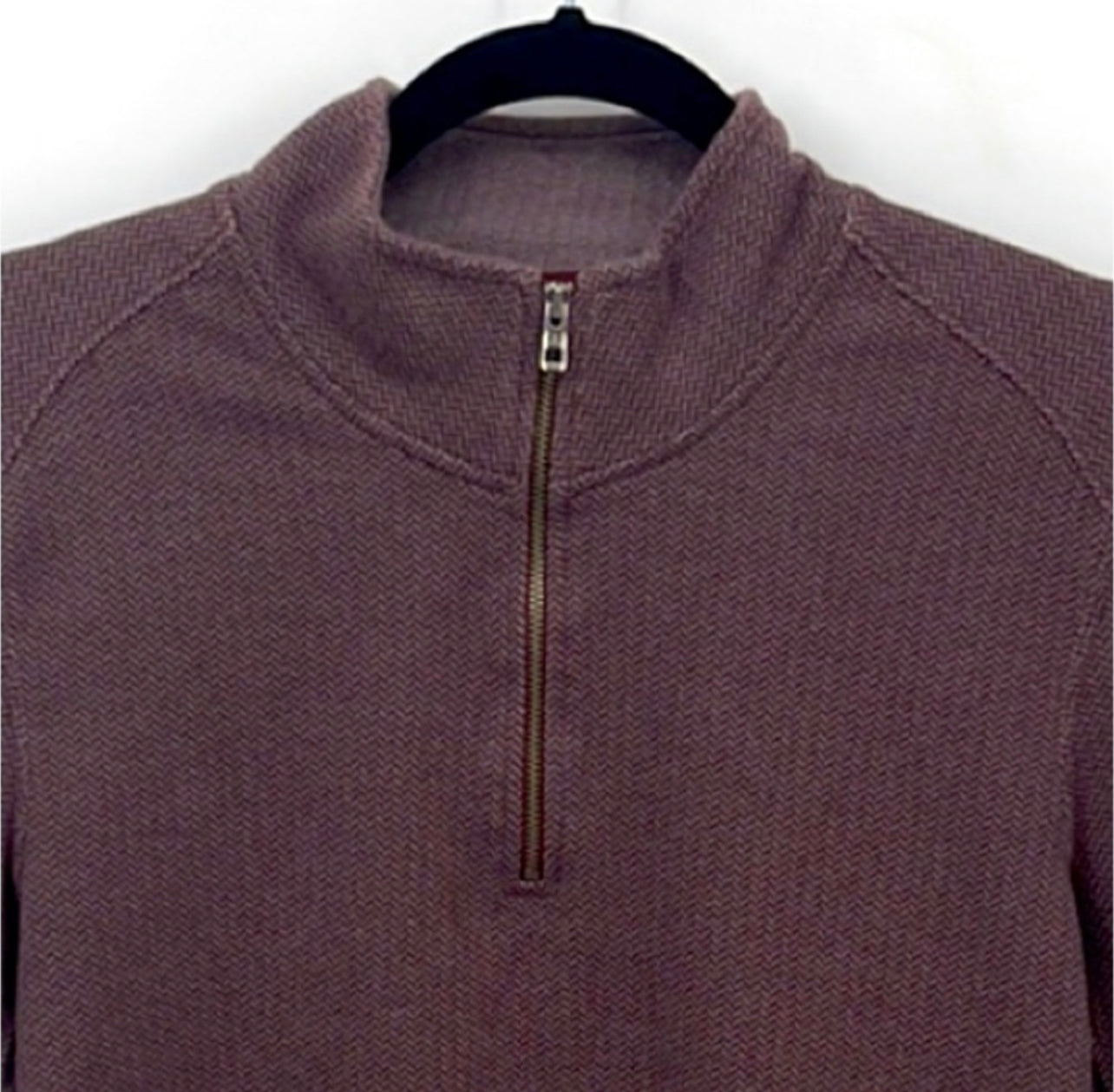 PRANA 1/4 Zip Herringbone Pullover