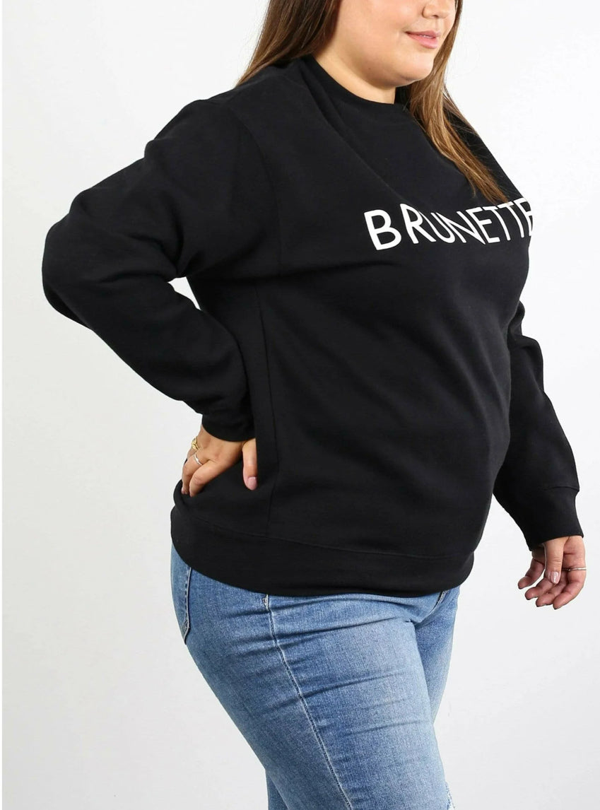 Brunette The Label Classic Crew Neck Sweatshirt