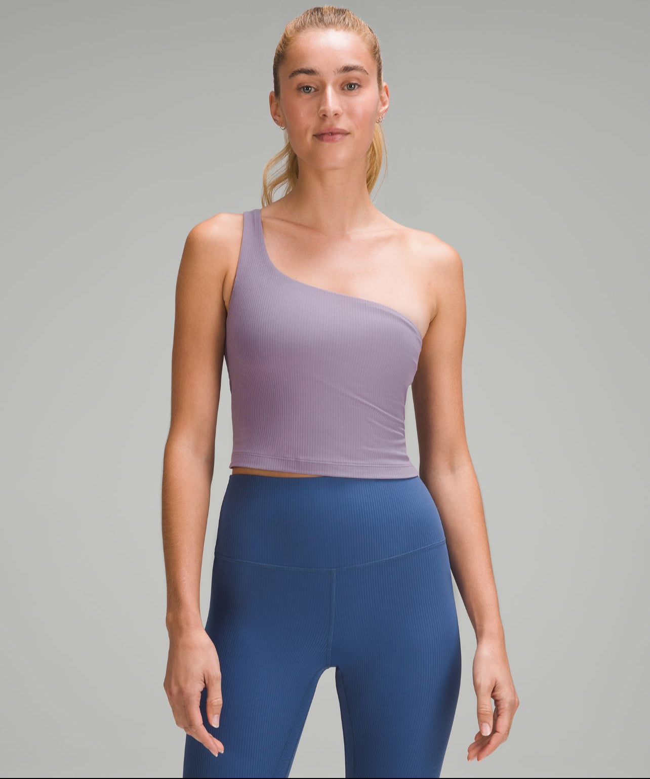 Lululemon Ribbed Nulu Asymmetrical
Yoga Tank Top