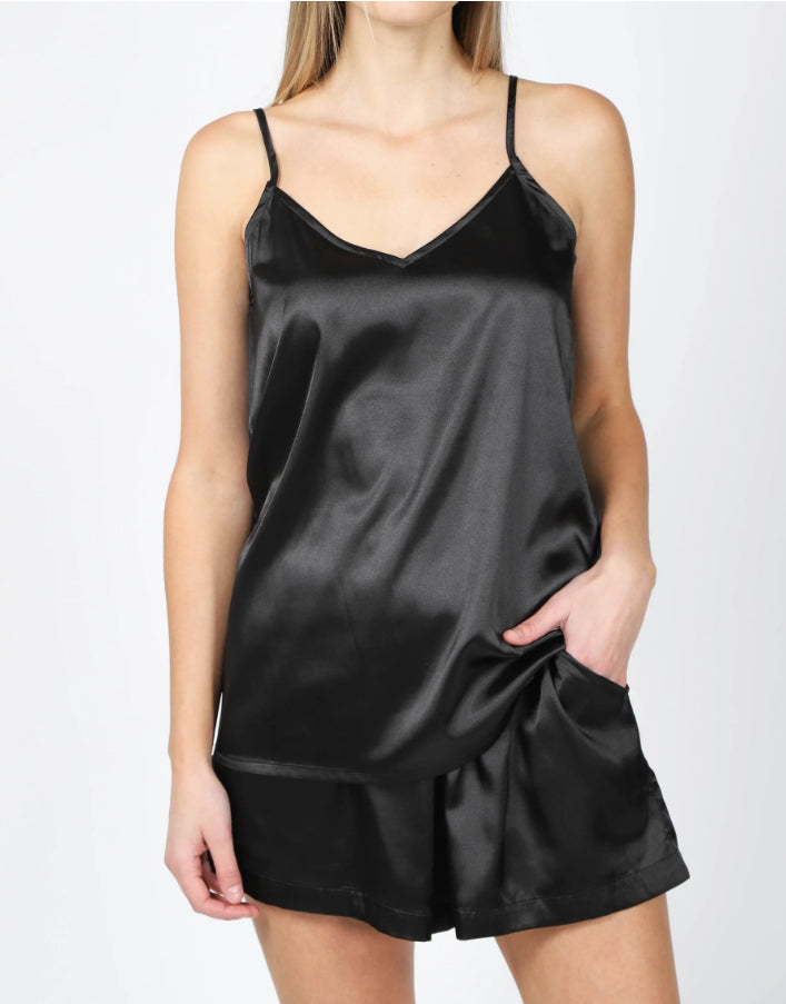 Brunette The Label Diana Silk Camisole