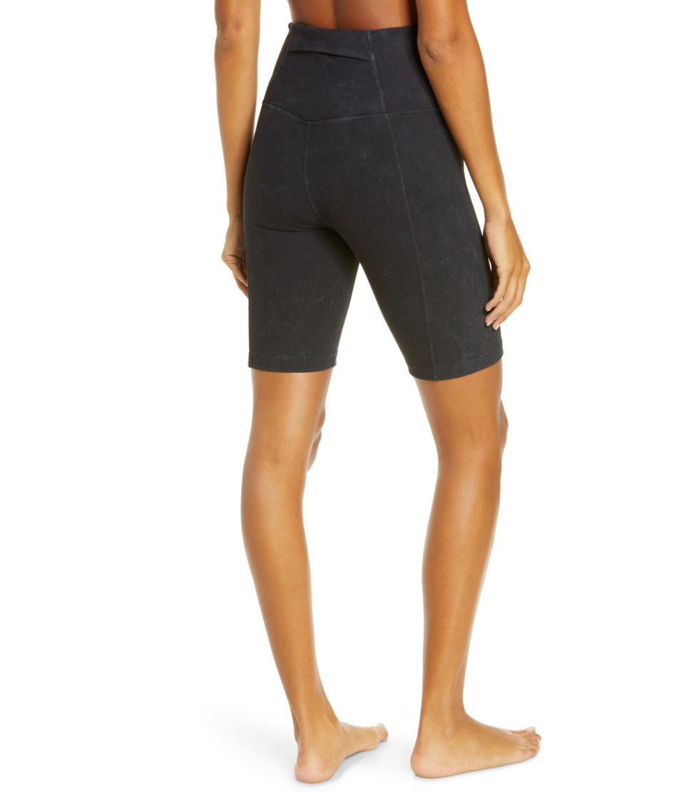 Zella Snow Wash Rib Bike Shorts