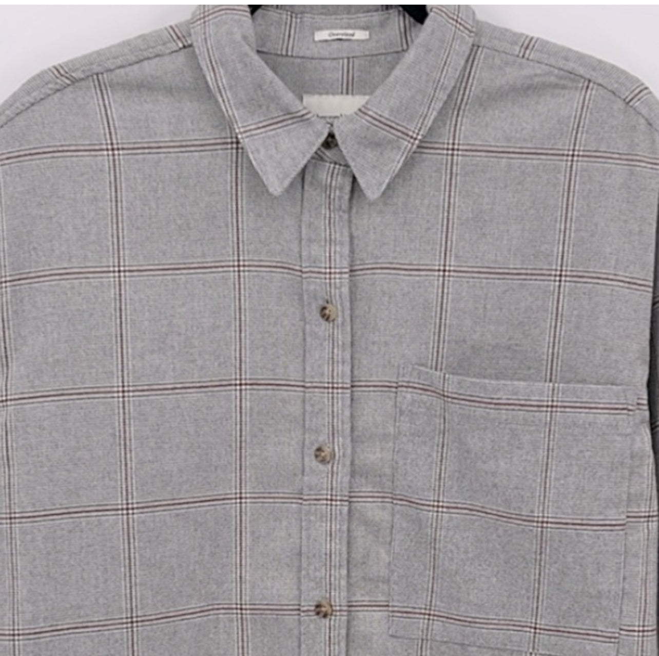 Abercrombie & Fitch Oversized Plaid
Flannel Shirt