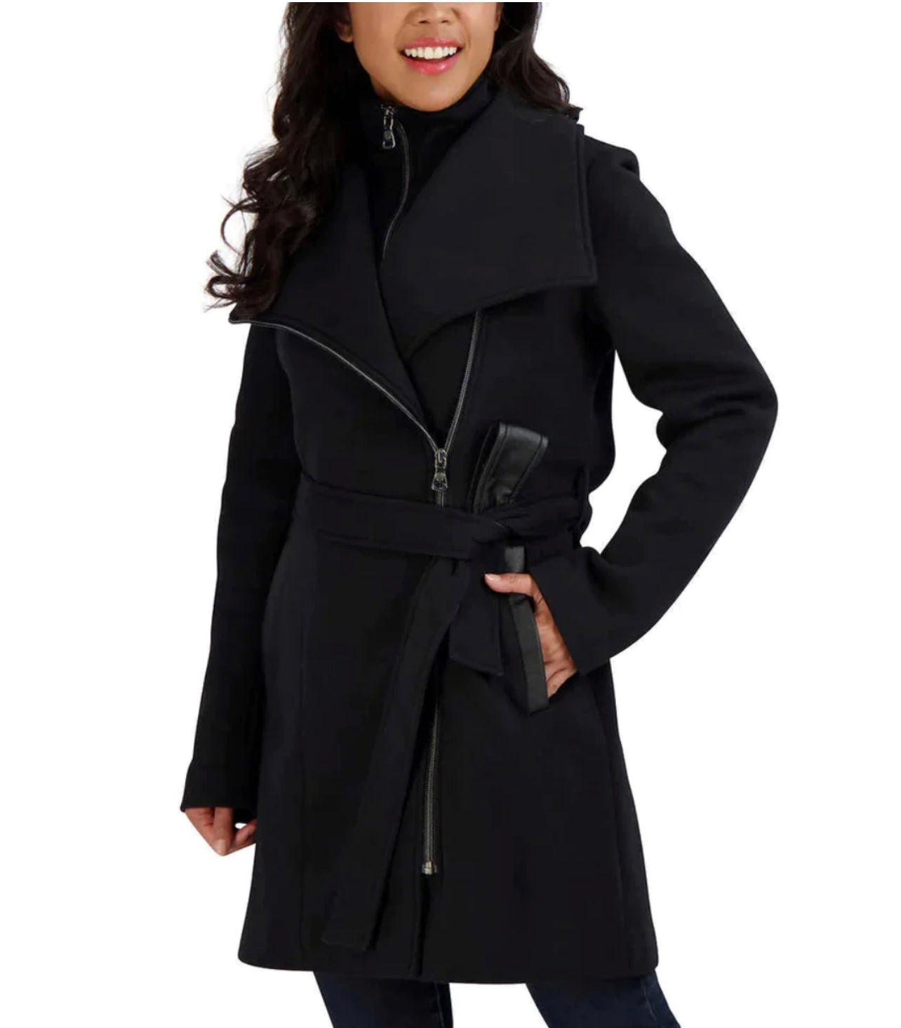 Manteau portefeuille tricoté Two By Vince Camuto