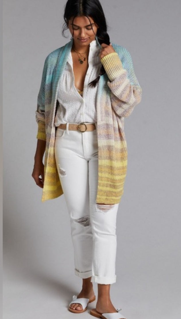 Anthropologie Pilcro Space Dyed Oversized
Cardigan